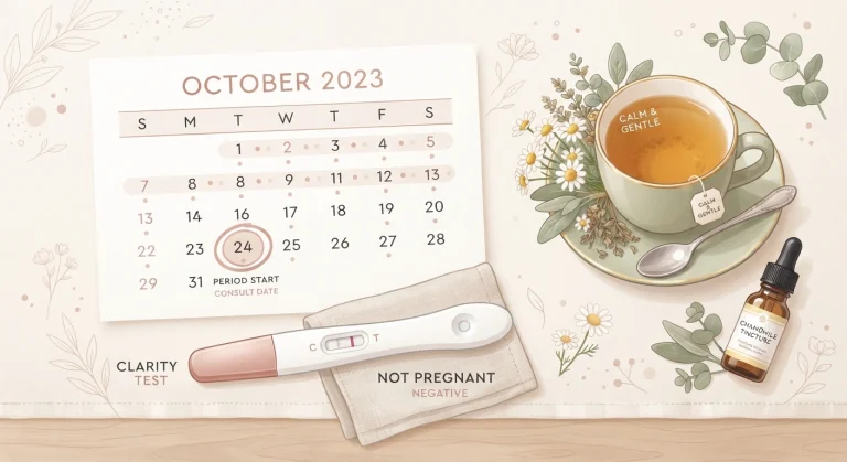late period but not pregnant